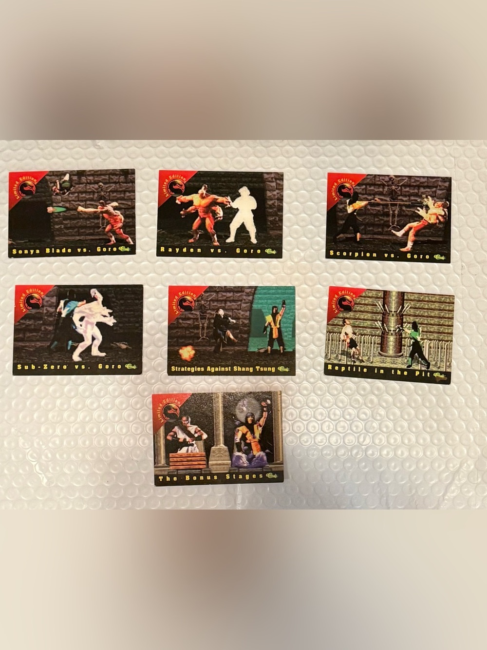 1994 Classic Games Mortal Kombat Series 1 Complete 100 Card Base Set w/7 LE card - Picture 11 of 11